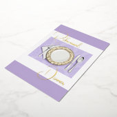 Rehearings Folie lavendel voor het inrichten van e Folie Uitnodiging (Gedraaid)