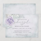 Rehearings Lila en ijswitte rozen Kaart (Voorkant / Achterkant)