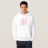 Rehearings (roze) Light Hoodie (Voorkant volledig)