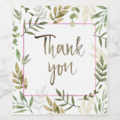 Rehearings weddenschap Afgeven Wijn Etiket (Enkel label)