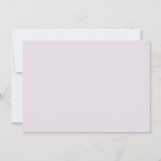 Rehearsal | BOHO Lila Ombré Ruffles Notitiekaartje (Achterkant)