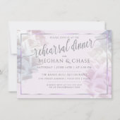 Rehearsal | BOHO Lila Ombré Ruffles Notitiekaartje (Voorkant)