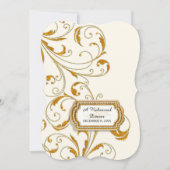 Rehearsal Dinner, Glam Old Hollywood Regency Kaart (Voorkant)