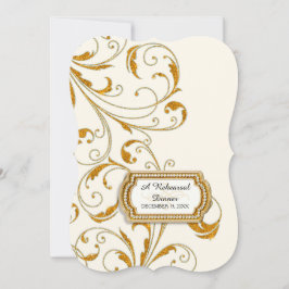 Rehearsal Dinner, Glam Old Hollywood Regency Kaart