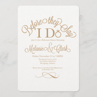 Rehearsal Dinner Invites Kaart