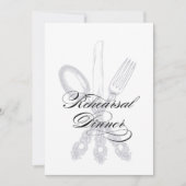 Rehearsal Dinner Kaart (Voorkant)