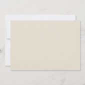 Rehearsal Dinner Mason Jar Wildbloemen Kaart (Achterkant)