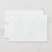 Rehearsal Dinner Sage Green Wedding Invitation Kaart (Achterkant)