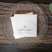 Rehearsal Dinner The Night Before Modern Wedding Servet