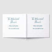 Rehearsal dinner the night before simple minimal m gastenboek (Volledig)