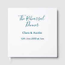 Rehearsal dinner the night before simple minimal m