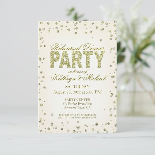 Rehearsal Kaart (Staand voorkant)