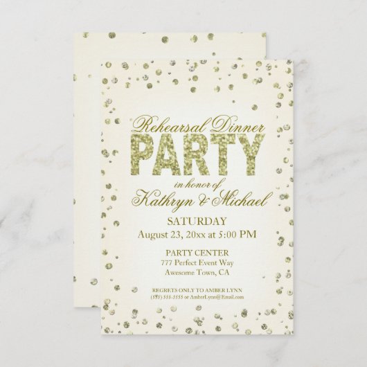 Rehearsal Kaart (Voorkant / Achterkant)