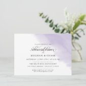 Rehearsal | Lila Amethyst-Waterverf Kaart (Staand voorkant)