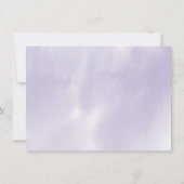 Rehearsal | Lila Amethyst-Waterverf Kaart (Achterkant)