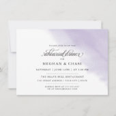 Rehearsal | Lila Amethyst-Waterverf Kaart (Voorkant)