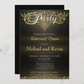 Rehearsal | Moderne legantie Kaart (Voorkant / Achterkant)