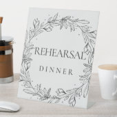 Rehearsal Reclamebord Met Voetstuk (Insitu)