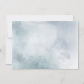 Rehearsal | Silver Blue Winter Wonderland Notitiekaartje (Achterkant)