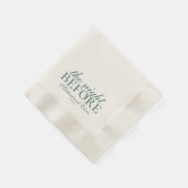 Rehearsal The Night Before Wedding Sage Green  Servet (Hoek)