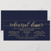 Rehearsal voor Navy and Gold Calligraphy