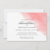 Rehearsal | Waterverf koraal Roos Kaart (Voorkant)