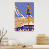 Rehobad Beach Delaware Poster (Keuken)