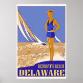 Rehobad Beach Delaware Poster (Voorkant)