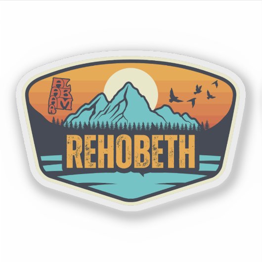 Rehobeth, Alabama Sticker (Voorkant)