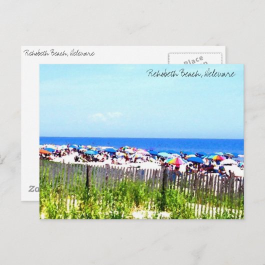 Rehobeth Beach Briefkaart (Voorkant / Achterkant)