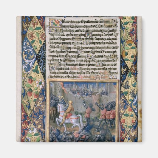 Rehoboam voert oorlog tegen Jerobeam Magneet (Voorkant)