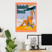 Rehoboth Beach Art Deco Poster (Thuiskantoor)