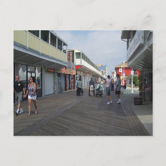 Rehoboth Beach Boardwalk Briefkaart (Voorkant)