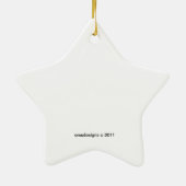 Rehoboth Beach Boardwalk Delaware Star Ornament (Achterkant)