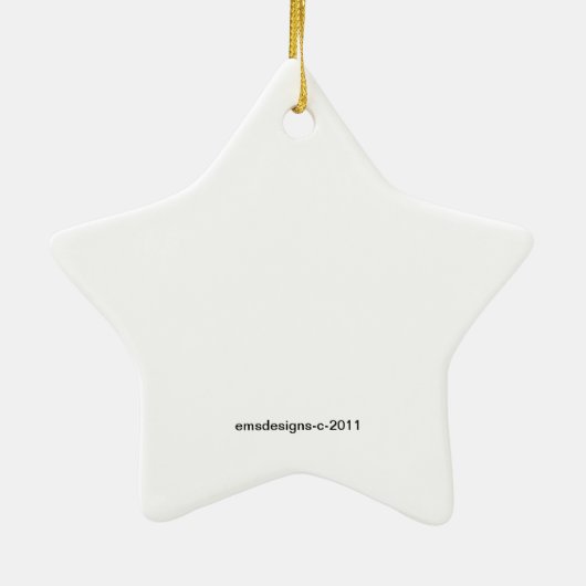 Rehoboth Beach Boardwalk Delaware Star Ornament (Achterkant)