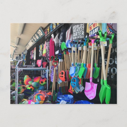 Rehoboth Beach Boardwalk Variant Store Toys Foto Briefkaart (Voorkant)