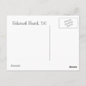 Rehoboth Beach Briefkaart - Roze inkt (Achterkant)