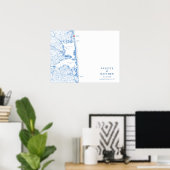 Rehoboth Beach Bruiloft Elegante gastboek poster (Thuiskantoor)
