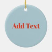 Rehoboth Beach, Delaware, add, geef tekst uit Keramisch Ornament (Achterkant)