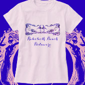 Rehoboth Beach Delaware Art Deco Mermaids T-shirt