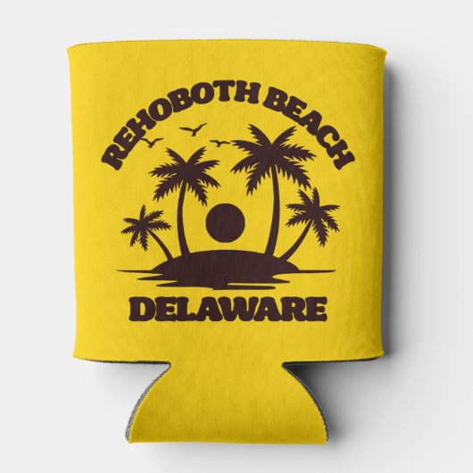 Rehoboth Beach Delaware Blikjeskoeler (Achterkant)