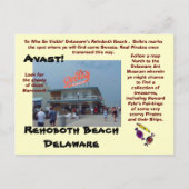 Rehoboth Beach, Delaware Briefkaart (Voorkant)