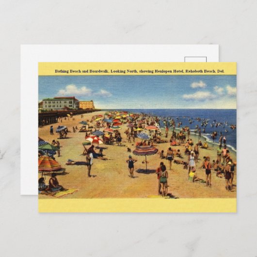  Rehoboth Beach Delaware Briefkaart (Voorkant / Achterkant)