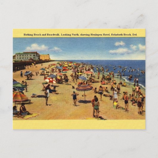  Rehoboth Beach Delaware Briefkaart (Voorkant)