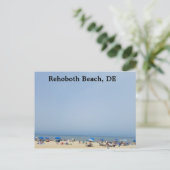 Rehoboth Beach, Delaware Briefkaart (Staand voorkant)