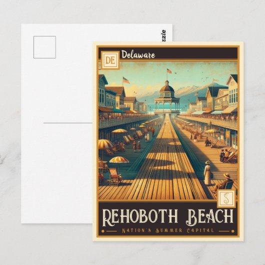 Rehoboth Beach, Delaware | Briefkaart (Voorkant / Achterkant)