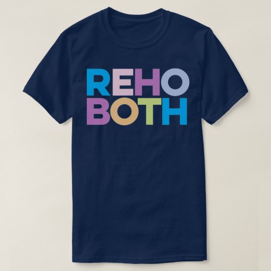 Rehoboth Beach Delaware Colorful Vacation T-shirt (Design voorkant)