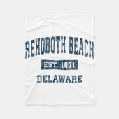 Rehoboth Beach Delaware DE  Sportontwerp N Fleece Deken (Voorkant)