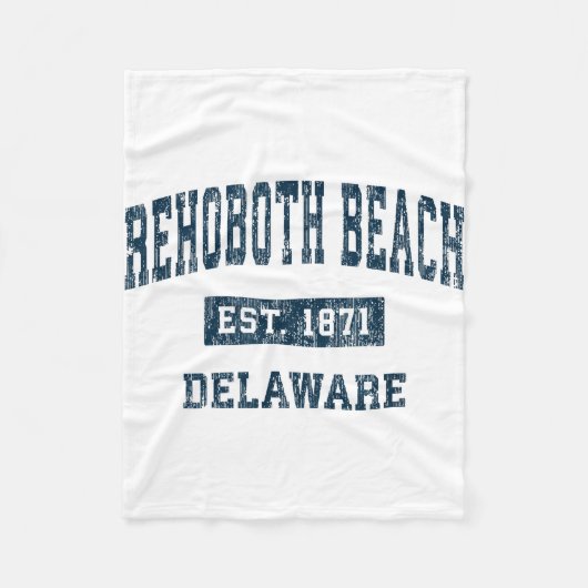 Rehoboth Beach Delaware DE  Sportontwerp N Fleece Deken (Voorkant)