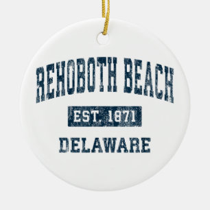 Rehoboth Beach Delaware DE Sportontwerp N Keramisch Ornament